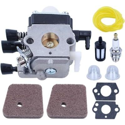 Scotch Kit Carburateur Pour Stihl Fs38 Fs45 Fs46 Fs55 Hs45 Hk45 Km55 Fc55 Débroussailleuse, Carburateur Avec Joints + Bougie + Filtre À Air + Filtre Pièces De Rechange Accessoire - Publicité Scotch Kit Carburateur Pour Stihl Fs38 Fs45 Fs46 Fs55 Hs45 Hk45 Km55 Fc55 Débroussailleuse, Carburateur Avec Joints + Bougie + Filtre À Air + Filtre Pièces De Rechange Accessoire - Publicité