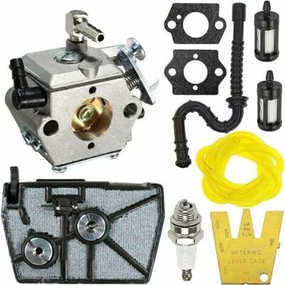 ABYSSE Carburateur De Remplacement Pour Tronçonneuse Stihl 028 028av 028 Super, Remplace Walbro Wt-16b, Pour Tillotson Hu-40, Avec Joint, Filtre À Air, Filtre À Carburant - Publicité ABYSSE Carburateur De Remplacement Pour Tronçonneuse Stihl 028 028av 028 Super, Remplace Walbro Wt-16b, Pour Tillotson Hu-40, Avec Joint, Filtre À Air, Filtre À Carburant - Publicité