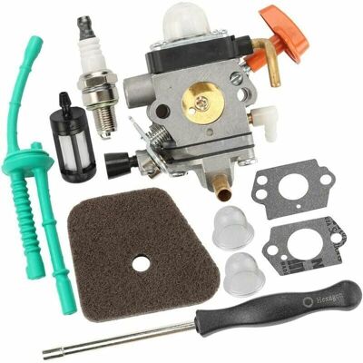 SANS MARQUE Kit De Tronçonneuse Carburat Fs100 Fs110 Tondeuse Carburat De Tronçonneuse, Kit De Débroussailleuse De Carburat De Remplacement Pour Stihl Hl90 Hl95 Hl95k Ht100 Ht101 - Publicité SANS MARQUE Kit De Tronçonneuse Carburat Fs100 Fs110 Tondeuse Carburat De Tronçonneuse, Kit De Débroussailleuse De Carburat De Remplacement Pour Stihl Hl90 Hl95 Hl95k Ht100 Ht101 - Publicité