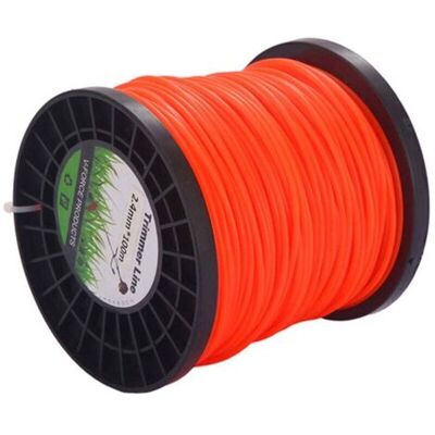 ABYSSE Cordon Universel Pour Tondeuse À Gazon De 2,4 Mm, Carré Orange De Qualité Commerciale, Nylon Universel De Qualité Supérieure 2,4 Mm X 100 M, Adapté Aux Coupe-bordures Et Tondeuses À Gazon - Publicité ABYSSE Cordon Universel Pour Tondeuse À Gazon De 2,4 Mm, Carré Orange De Qualité Commerciale, Nylon Universel De Qualité Supérieure 2,4 Mm X 100 M, Adapté Aux Coupe-bordures Et Tondeuses À Gazon - Publicité