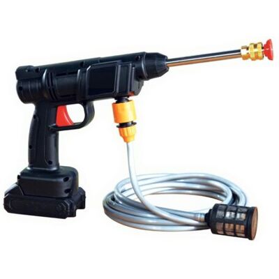 ABYSSE Nettoyeur Haute Pression Sans Fil 6-en-1 – Pistolet De Pulvérisation Multifonction Pour Jardin, Voiture Et Nettoyage Domestique - Publicité ABYSSE Nettoyeur Haute Pression Sans Fil 6-en-1 – Pistolet De Pulvérisation Multifonction Pour Jardin, Voiture Et Nettoyage Domestique - Publicité