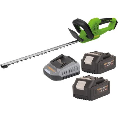 Taille-haie Sans Fil Procraft Pza26bb 20 V 550 Mm Sans Balais + 2 Batteries 4,0 Ah + Chargeur - Publicité Taille-haie Sans Fil Procraft Pza26bb 20 V 550 Mm Sans Balais + 2 Batteries 4,0 Ah + Chargeur - Publicité