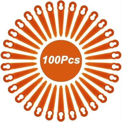 MOXIE Aougo – Lot De 100 Lames En Nylon Pour Coupe-bordure Stihl Polycut 2-2 3-2 – Remplacement Pour Fsa 45 57 Fse 52 – Longueur 90mm - Publicité MOXIE Aougo – Lot De 100 Lames En Nylon Pour Coupe-bordure Stihl Polycut 2-2 3-2 – Remplacement Pour Fsa 45 57 Fse 52 – Longueur 90mm - Publicité