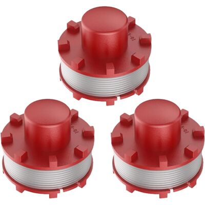 GRASSLIN Lot De 3 Bobine, Fil 2 Mm Nylon, Diamètre 0,2 Cm, Pour Débroussailleuse Ein-hell, Jardinage - Publicité GRASSLIN Lot De 3 Bobine, Fil 2 Mm Nylon, Diamètre 0,2 Cm, Pour Débroussailleuse Ein-hell, Jardinage - Publicité