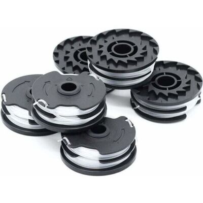 ABYSSE Bobine De Rechange Pour Tondeuse À Gazon Sans Fil Lidl Parkside (prta 20-li, Prt 550, Prt 300) - 1,6 Mm, 2 X 4 M, Lot De 6 - Publicité ABYSSE Bobine De Rechange Pour Tondeuse À Gazon Sans Fil Lidl Parkside (prta 20-li, Prt 550, Prt 300) - 1,6 Mm, 2 X 4 M, Lot De 6 - Publicité