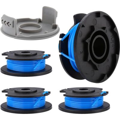 GRASSLIN 4 Bobines Fil Nylon Polyamide, 3,3 Mètres, Diamètre 1,65 Mm, Pour Coupe-bordure Ryobi One+ - Publicité GRASSLIN 4 Bobines Fil Nylon Polyamide, 3,3 Mètres, Diamètre 1,65 Mm, Pour Coupe-bordure Ryobi One+ - Publicité