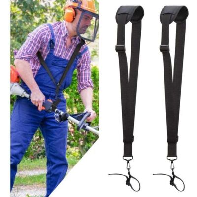 ABYSSE 2 Sangles D'Épaule Réglables - Harnais Pour Débroussailleuse Pour Tondeuse À Gazon Avec Ceinture En Nylon Durable Pourjardinage Pour Débroussailleuse Km, Stihl Fs (noir) - Publicité ABYSSE 2 Sangles D'Épaule Réglables - Harnais Pour Débroussailleuse Pour Tondeuse À Gazon Avec Ceinture En Nylon Durable Pourjardinage Pour Débroussailleuse Km, Stihl Fs (noir) - Publicité