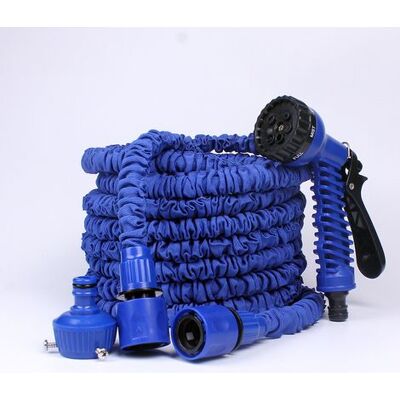ABYSSE Tuyau D'Arrosage Extensible De 45 M/150 Pi, Tuyau Flexible Rétractable Avec Raccords Et Pistolet De Pulvérisation À 7 Fonctions Pour L'Irrigation Et Le Nettoyage Du Jardin (45 M) - Publicité ABYSSE Tuyau D'Arrosage Extensible De 45 M/150 Pi, Tuyau Flexible Rétractable Avec Raccords Et Pistolet De Pulvérisation À 7 Fonctions Pour L'Irrigation Et Le Nettoyage Du Jardin (45 M) - Publicité