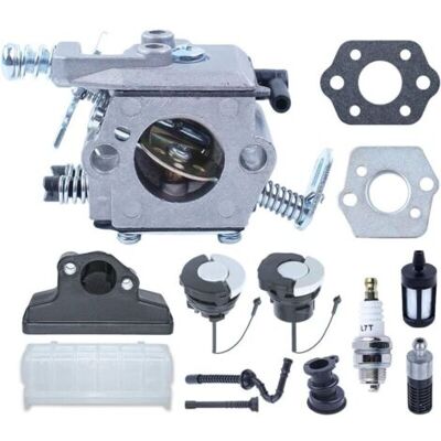 ABYSSE Kit Carburateur Pour Stihl 021, 023, 025, Ms 210, Ms 230, Ms 250 Tronçonneuse, Pièces De Rechange Accessoire De Carburateur Comprend Joint Bougie Bouchon D'Essence 13 En 1 - Publicité ABYSSE Kit Carburateur Pour Stihl 021, 023, 025, Ms 210, Ms 230, Ms 250 Tronçonneuse, Pièces De Rechange Accessoire De Carburateur Comprend Joint Bougie Bouchon D'Essence 13 En 1 - Publicité