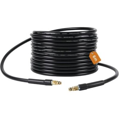 SCORPIO Tuyau De Nettoyage Haute Pression 6m Pour Karcher K2-7, Tuyau De Rechange 5800 Psi, Raccord Rapide, Jet De Lavage, Nettoyage De Voiture, Route, Jardin - Publicité SCORPIO Tuyau De Nettoyage Haute Pression 6m Pour Karcher K2-7, Tuyau De Rechange 5800 Psi, Raccord Rapide, Jet De Lavage, Nettoyage De Voiture, Route, Jardin - Publicité