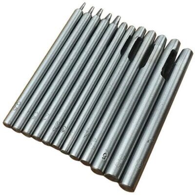 OEM 10 Pièces Emporte Pièce Cuir, Poincon Creux Poinçon En Cuir Poinçon Creux En Acier Rond Set Outils De Perforation De Trou Creux De Cuir Pour Bracelet De Montre Ceinture 0.5mm-5mm - Publicité OEM 10 Pièces Emporte Pièce Cuir, Poincon Creux Poinçon En Cuir Poinçon Creux En Acier Rond Set Outils De Perforation De Trou Creux De Cuir Pour Bracelet De Montre Ceinture 0.5mm-5mm - Publicité