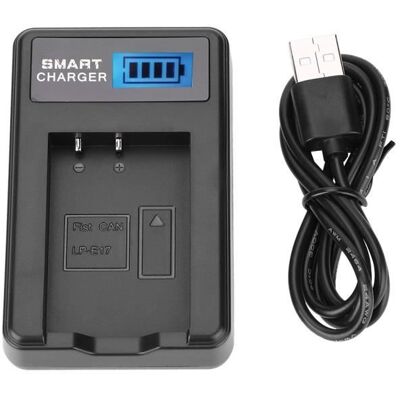 OEM Chargeur De Batterie - Lp-e17 - Usb - Fente Unique Avec Écran Lcd - Protections Multiples - Publicité OEM Chargeur De Batterie - Lp-e17 - Usb - Fente Unique Avec Écran Lcd - Protections Multiples - Publicité