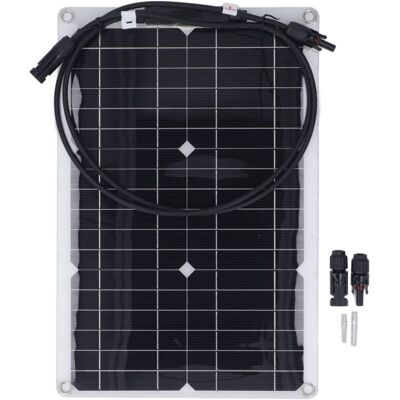 OEM panneau Solaire Flexible 20w 18v Monocristallin - Pour Chargeur De Batterie 12v, Caméra De Sécurité, Applications Hors Réseau-crezuo - Publicité OEM panneau Solaire Flexible 20w 18v Monocristallin - Pour Chargeur De Batterie 12v, Caméra De Sécurité, Applications Hors Réseau-crezuo - Publicité