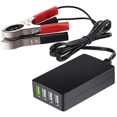OEM Chargeur Portable Cc Avec Clip De Batterie, Adaptateur Multiport Usb 4 Ports 12 V/24 V Vers 5 V, Autres Smartphones Et Tablettes-crezuo - Publicité OEM Chargeur Portable Cc Avec Clip De Batterie, Adaptateur Multiport Usb 4 Ports 12 V/24 V Vers 5 V, Autres Smartphones Et Tablettes-crezuo - Publicité