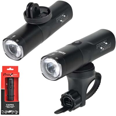 OEM Éclairage Avant De Vélo Prox Kappa 800 Lm, Usb-c, Batterie 2500 Mah, Compatible Ipx4 Et Gopro Standard - Publicité OEM Éclairage Avant De Vélo Prox Kappa 800 Lm, Usb-c, Batterie 2500 Mah, Compatible Ipx4 Et Gopro Standard - Publicité