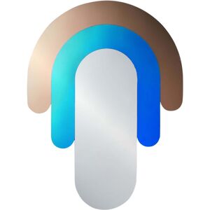 Beliani - Miroir Décoratif Forme Irrégulière 80x60cm Mdf Multicolore Mespaul - Publicité Beliani - Miroir Décoratif Forme Irrégulière 80x60cm Mdf Multicolore Mespaul - Publicité