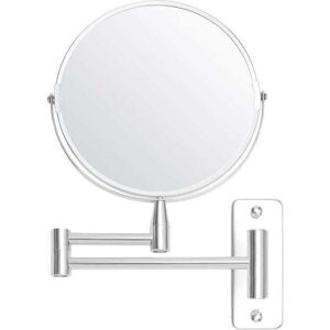 OEM Miroir Grossissant Mural Extensible Et Pivotant À 360° - Grossissement X5 – 22 X 20,7 Cm - Mirroir Murales Salle De Bain Double Face En Acier Inoxydab - Publicité OEM Miroir Grossissant Mural Extensible Et Pivotant À 360° - Grossissement X5 – 22 X 20,7 Cm - Mirroir Murales Salle De Bain Double Face En Acier Inoxydab - Publicité
