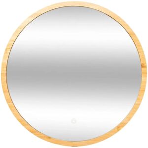 Miroir rond à led 57cm bambou - Bambou - 5five - Publicité