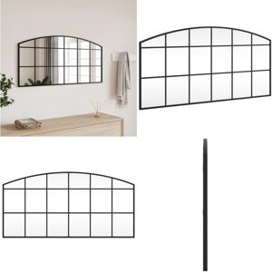 Vidaxl - Miroir Mural Noir 100x50 Cm Arche Fer - Miroir Mural - Miroir Design - Miroir Noir - Miroir Moderne - Décoration Murale - Home & Living - Publicité Vidaxl - Miroir Mural Noir 100x50 Cm Arche Fer - Miroir Mural - Miroir Design - Miroir Noir - Miroir Moderne - Décoration Murale - Home & Living - Publicité