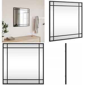 Vidaxl - Miroir Mural Noir 50x50 Cm Carré Fer - Miroir Mural - Miroir Design - Miroir Noir - Miroir Moderne - Décoration Murale - Home & Living - Publicité Vidaxl - Miroir Mural Noir 50x50 Cm Carré Fer - Miroir Mural - Miroir Design - Miroir Noir - Miroir Moderne - Décoration Murale - Home & Living - Publicité