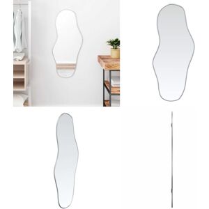 Vidaxl Miroir Mural Argenté 90x40 Cm - Publicité Vidaxl Miroir Mural Argenté 90x40 Cm - Publicité