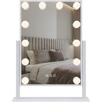 Miroir Rea Style 30x40 Led White - Publicité Miroir Rea Style 30x40 Led White - Publicité