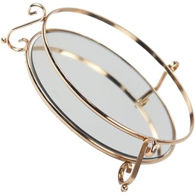 PUNNYB Miroir Doré Pour Ranger Les Cosmétiques Décoration De Bureau - Publicité PUNNYB Miroir Doré Pour Ranger Les Cosmétiques Décoration De Bureau - Publicité