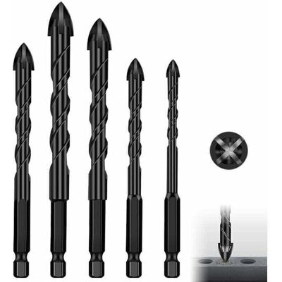 Scotch Foret Carrelage,5 Pcs Foret Verre Ceramique,meche Carrelage Pour, Maçonnerie En Plastique,céramique,béton,verre,miroirs,et Bois,guazhuni(5mm/ 6mm/ 8mm/ 10mm/ 12mm) - Publicité Scotch Foret Carrelage,5 Pcs Foret Verre Ceramique,meche Carrelage Pour, Maçonnerie En Plastique,céramique,béton,verre,miroirs,et Bois,guazhuni(5mm/ 6mm/ 8mm/ 10mm/ 12mm) - Publicité