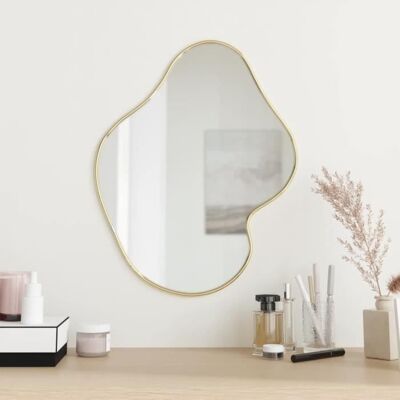 OEM Miroir Mural - Fydun - A34827195003 - Doré - Verre - 50x40 Cm - Publicité OEM Miroir Mural - Fydun - A34827195003 - Doré - Verre - 50x40 Cm - Publicité