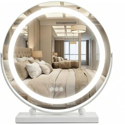 Miroir Rea Make-up 40 Led White - Publicité Miroir Rea Make-up 40 Led White - Publicité