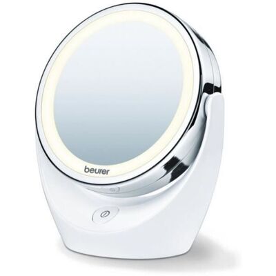 SANS MARQUE (blanc Et É)beurer Bs 49 - Miroir Grossissant X5 Cosmétique Rotatif Avec Lumière Led - Publicité SANS MARQUE (blanc Et É)beurer Bs 49 - Miroir Grossissant X5 Cosmétique Rotatif Avec Lumière Led - Publicité