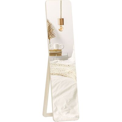 OEM Miroir Sur Pied Et Mural Rectangulaire 37 X 43 X 156 Cm Bois Naturel - Publicité OEM Miroir Sur Pied Et Mural Rectangulaire 37 X 43 X 156 Cm Bois Naturel - Publicité