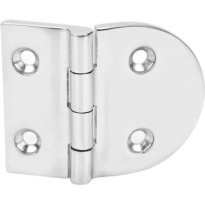 MRTRS Charnière En Acier Inoxydable À Tête Ronde, Finition Polie Miroir, Adaptée À Une Installation Sur Porte Résidentielle (80x64x4,5mm). Publicité MRTRS Charnière En Acier Inoxydable À Tête Ronde, Finition Polie Miroir, Adaptée À Une Installation Sur Porte Résidentielle (80x64x4,5mm). Publicité