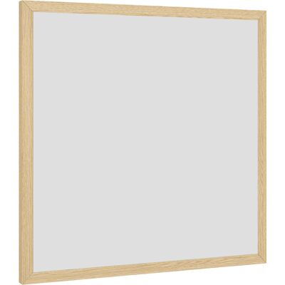 OEM Miroir Mural Carré 50x50 Cm Bois Naturel Salle Bain Salon - Publicité OEM Miroir Mural Carré 50x50 Cm Bois Naturel Salle Bain Salon - Publicité