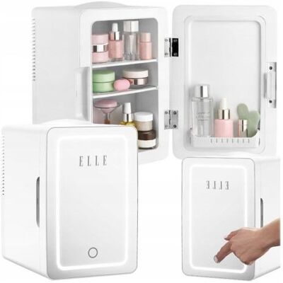 Réfrigérateur Elle Elle 6l Mini Fridge Miroir Led 6l - Publicité Réfrigérateur Elle Elle 6l Mini Fridge Miroir Led 6l - Publicité