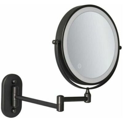 OEM Miroir Mural Grossissant Led 8 Pouces Rechargeable Usb, 1x/5x, Noir – Design Élégant Et Luminosité Réglable - Publicité OEM Miroir Mural Grossissant Led 8 Pouces Rechargeable Usb, 1x/5x, Noir – Design Élégant Et Luminosité Réglable - Publicité