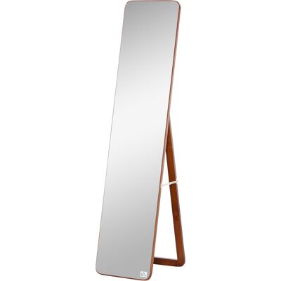 HEAT Grand Miroir Rectangulaire Sur Pied, 37 X 160 Cm – À Poser Ou À Fixer Au Mur – Pour Chambres, Salons Et Dressings, Noyer Clair - Publicité HEAT Grand Miroir Rectangulaire Sur Pied, 37 X 160 Cm – À Poser Ou À Fixer Au Mur – Pour Chambres, Salons Et Dressings, Noyer Clair - Publicité
