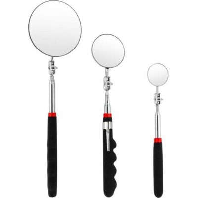 Vision Ensemble De Miroirs D'Inspection, Miroir Télescopique, Miroir D'Outillage, Miroir D'Inspection Automobile Portable Rotatif À 360°, Pour La Réparation Automobile, 3 Tailles - Publicité Vision Ensemble De Miroirs D'Inspection, Miroir Télescopique, Miroir D'Outillage, Miroir D'Inspection Automobile Portable Rotatif À 360°, Pour La Réparation Automobile, 3 Tailles - Publicité