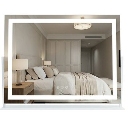 Miroir Rea Studio 58x45 Led White - Publicité Miroir Rea Studio 58x45 Led White - Publicité