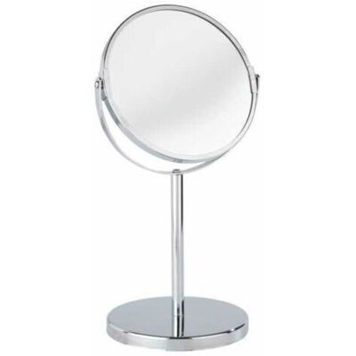 KOMIRO Miroir Grossissant X3 Assisi, Miroir Grossissant Sur Pied, Ø 16 Cm, Acier, 18,5x34,5x15 Cm, Chromé - Publicité KOMIRO Miroir Grossissant X3 Assisi, Miroir Grossissant Sur Pied, Ø 16 Cm, Acier, 18,5x34,5x15 Cm, Chromé - Publicité