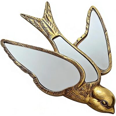 PUNNYB Décoratif Oiseau Miroir Décoratif Mural Vintage Miroir En - Publicité PUNNYB Décoratif Oiseau Miroir Décoratif Mural Vintage Miroir En - Publicité