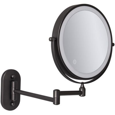 OEM Noir Grossissement Led Pour Miroir Mural De 8 '', Rechargeable Par Usb Avec 1x/7x - Publicité OEM Noir Grossissement Led Pour Miroir Mural De 8 '', Rechargeable Par Usb Avec 1x/7x - Publicité