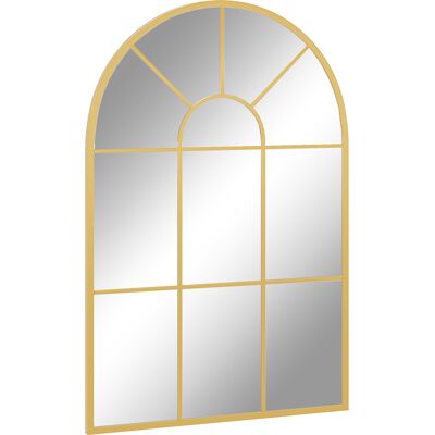 OEM Miroir Mural Style Fenêtre, Cadre Métal Doré, Miroir Couloir, 91 X 60 Cm - Publicité OEM Miroir Mural Style Fenêtre, Cadre Métal Doré, Miroir Couloir, 91 X 60 Cm - Publicité