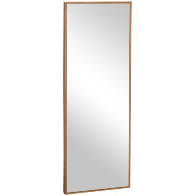 OEM Miroir Mural Pleine Longueur 125x45cm Avec Cadre En Bois Naturel Pour Dressing, Couloir Ou Chambre - Publicité OEM Miroir Mural Pleine Longueur 125x45cm Avec Cadre En Bois Naturel Pour Dressing, Couloir Ou Chambre - Publicité
