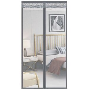 CYSLMUK Rideau Anti-moustique Magnétique, Rideau Anti-moustique À Fermeture Automatique, 110 X 210 Cm (gris) - Publicité CYSLMUK Rideau Anti-moustique Magnétique, Rideau Anti-moustique À Fermeture Automatique, 110 X 210 Cm (gris) - Publicité
