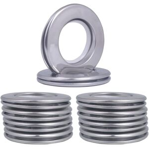 10 Pièces Oeilet De Rideau, Anneaux De Rideau En Métal De Diamètre Intérieur Avec Œillets 42mm Rideaux À Œillets Romains Pour Fenêtre De Salle De Bain (10 Pcs-argent) - Sollbry - Publicité 10 Pièces Oeilet De Rideau, Anneaux De Rideau En Métal De Diamètre Intérieur Avec Œillets 42mm Rideaux À Œillets Romains Pour Fenêtre De Salle De Bain (10 Pcs-argent) - Sollbry - Publicité