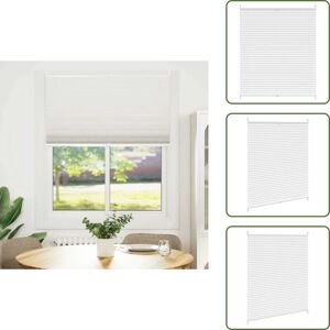 VIDAXL Store Plissé 110x125 Cm Blanc - Store Plissée - Rideau Intérieur - Occultation Lumière - Décoration Intérieure - Stores En Rouleau - Publicité VIDAXL Store Plissé 110x125 Cm Blanc - Store Plissée - Rideau Intérieur - Occultation Lumière - Décoration Intérieure - Stores En Rouleau - Publicité