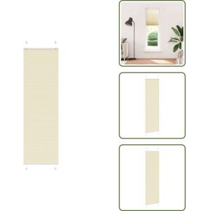 VIDAXL Store Plissé Crème 65x200 Cm Largeur Du Tissu 64,4 Cm Polyester - Store Plissé - Stores Plissés - Store Plissé De Fenêtre - Plisse Aveugle - Publicité VIDAXL Store Plissé Crème 65x200 Cm Largeur Du Tissu 64,4 Cm Polyester - Store Plissé - Stores Plissés - Store Plissé De Fenêtre - Plisse Aveugle - Publicité