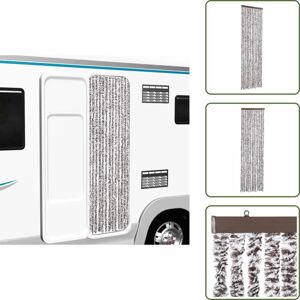 VIDAXL The Living Store - Moustiquaire Marron Et Beige 56x200 Cm Chenille - Rideau Anti-insectes - Moustiquaire - Protection Contre Les Insectes - Rideau Fenetre - Intimité - Publicité VIDAXL The Living Store - Moustiquaire Marron Et Beige 56x200 Cm Chenille - Rideau Anti-insectes - Moustiquaire - Protection Contre Les Insectes - Rideau Fenetre - Intimité - Publicité