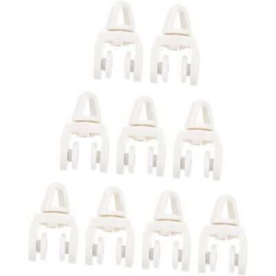 ABYSSE Poulies Silencieuses Pour Rails De Rideaux Coulissants 50 Pièces, Rouleaux Plastiques Polyvalents, Système De Roulement Lisse, Accessoires Pour Rideaux, Voilages Et Cantonnières - Publicité ABYSSE Poulies Silencieuses Pour Rails De Rideaux Coulissants 50 Pièces, Rouleaux Plastiques Polyvalents, Système De Roulement Lisse, Accessoires Pour Rideaux, Voilages Et Cantonnières - Publicité